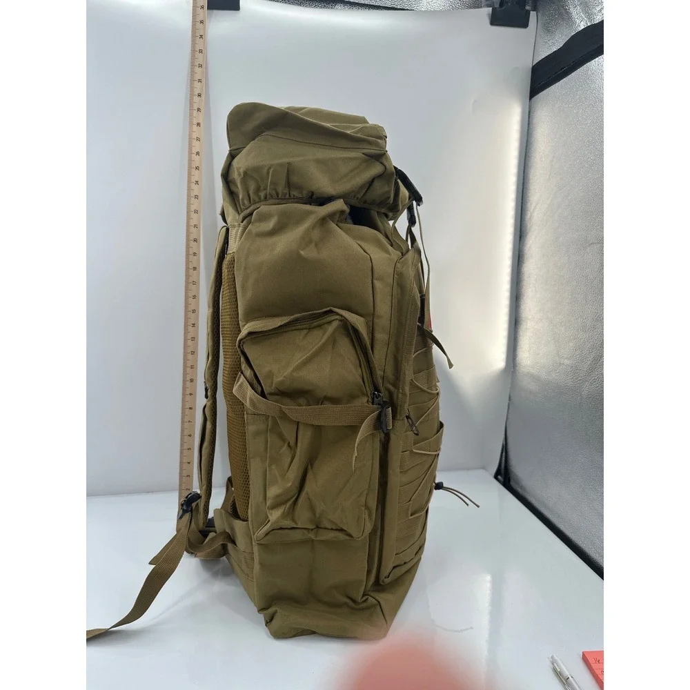 Tactical Military Rucksack Backpack Coyote Tan Khaki Hiking Bug Out Bag 24 Inch